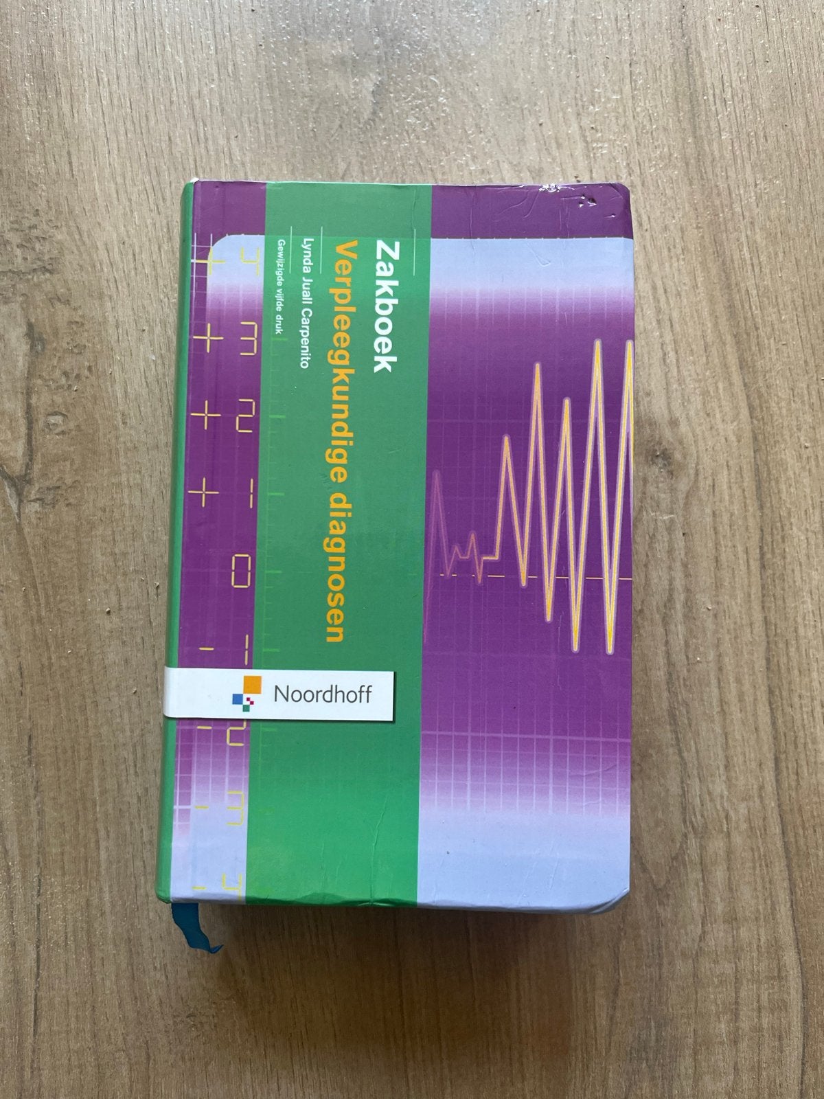 Zakboek Verpleegkundige Diagnosen - Lynda Juall Carpenito, Boeken, Ophalen of Verzenden, Gamma, Zo goed als nieuw, HBO