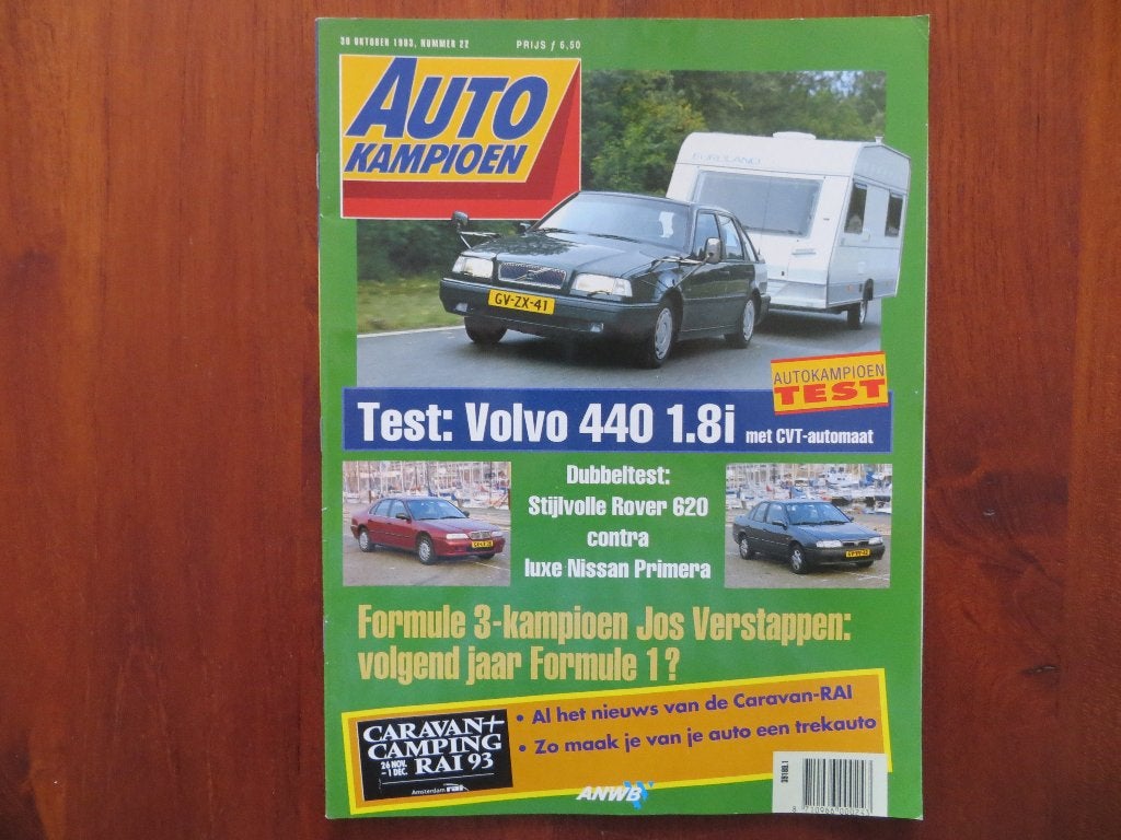 Autokampioen 22 1993 Volvo 440 CVT, Rover 620 Nissan Primera, Verzenden, Nieuw, Volvo