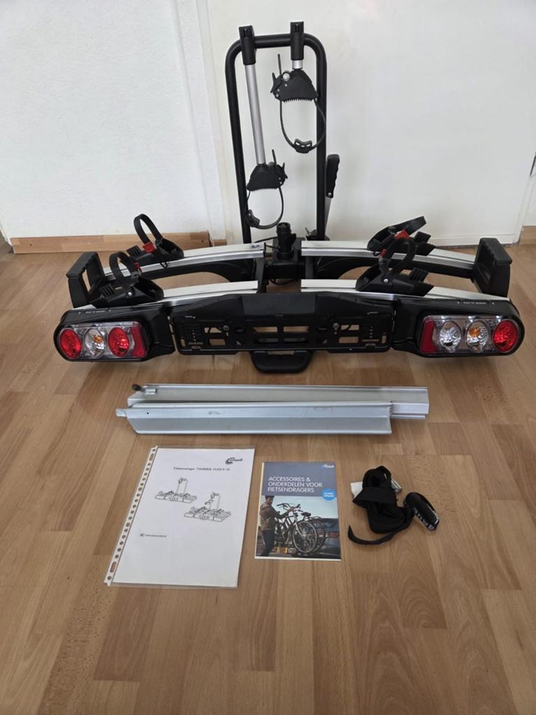 ANWB Touring Flex II Fietsendrager+Oprijgoot, Auto diversen, Fietsendragers, Ophalen, Zo goed als nieuw, Trekhaakdrager