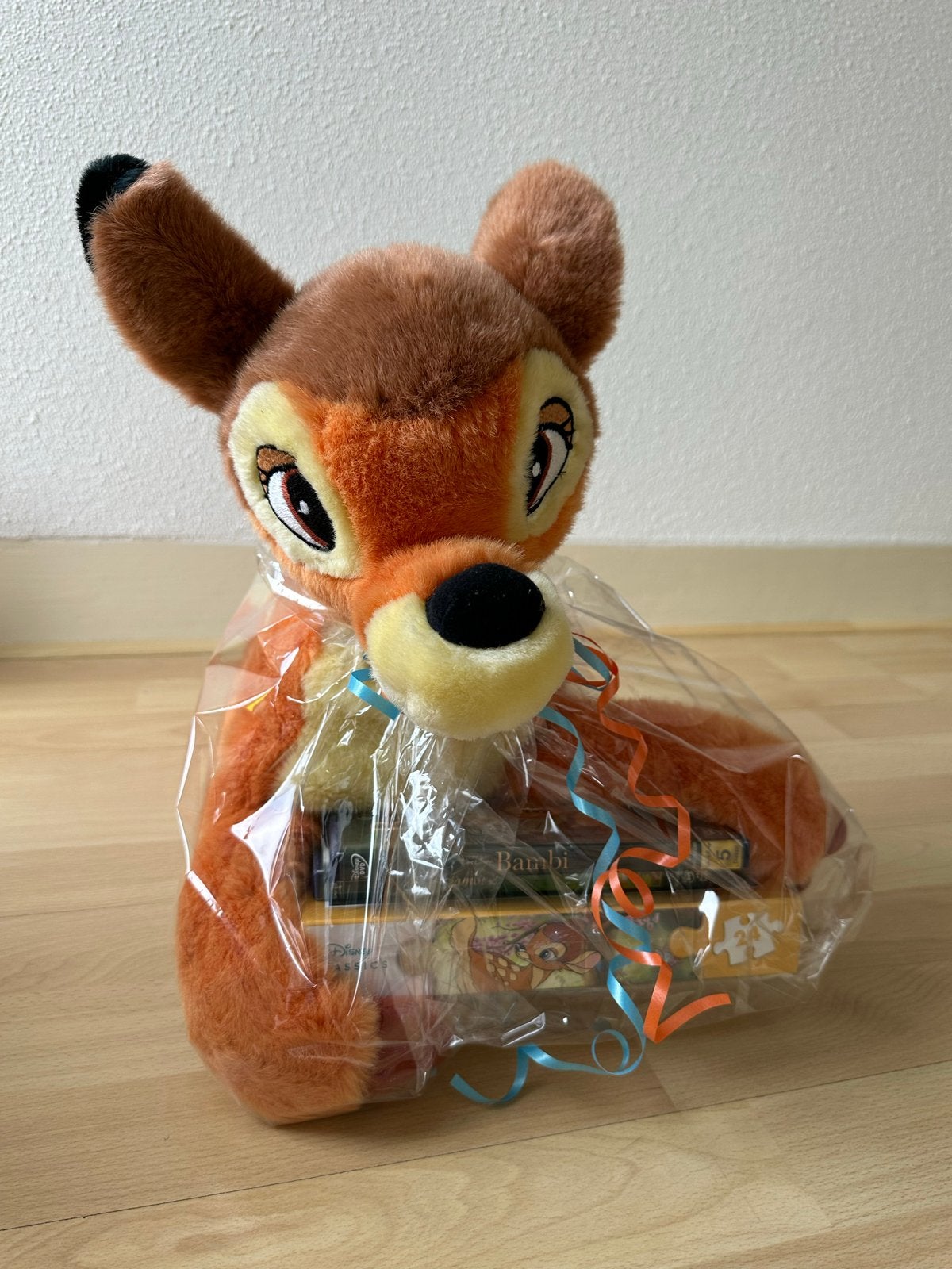 Disney Bambi knuffel met puzzel en DVD, Kinderen en Baby's, Met doos, Disney, Overige typen, Nieuw