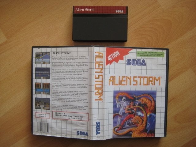 Alien Storm Sega Mastersystem Master System, Avontuur en Actie, 1 speler, Ophalen of Verzenden, Zo goed als nieuw