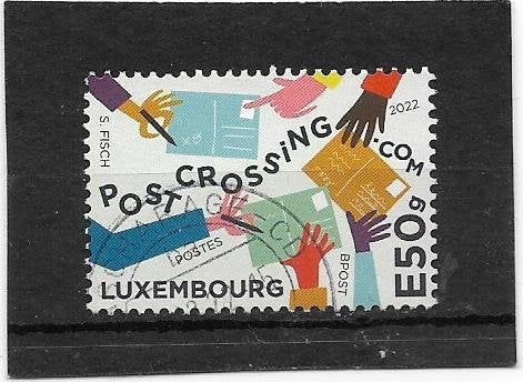 Luxemburg 2022 Postcrossing E50g, Verzenden, Luxemburg, Gestempeld