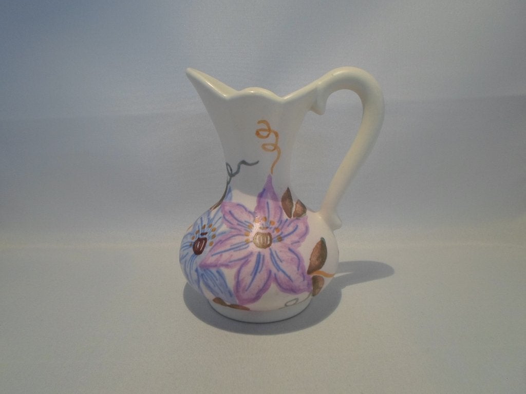 Gouda Orchide Plateel Kannetje, Antiek en Kunst, Antiek | Keramiek en Aardewerk, Ophalen of Verzenden