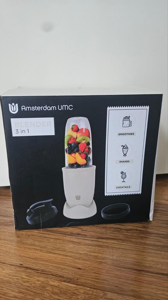 Blender 3 in 1 : cocktail shakes smoothies, Witgoed en Apparatuur, Blenders, Ophalen of Verzenden, Nieuw, Blender
