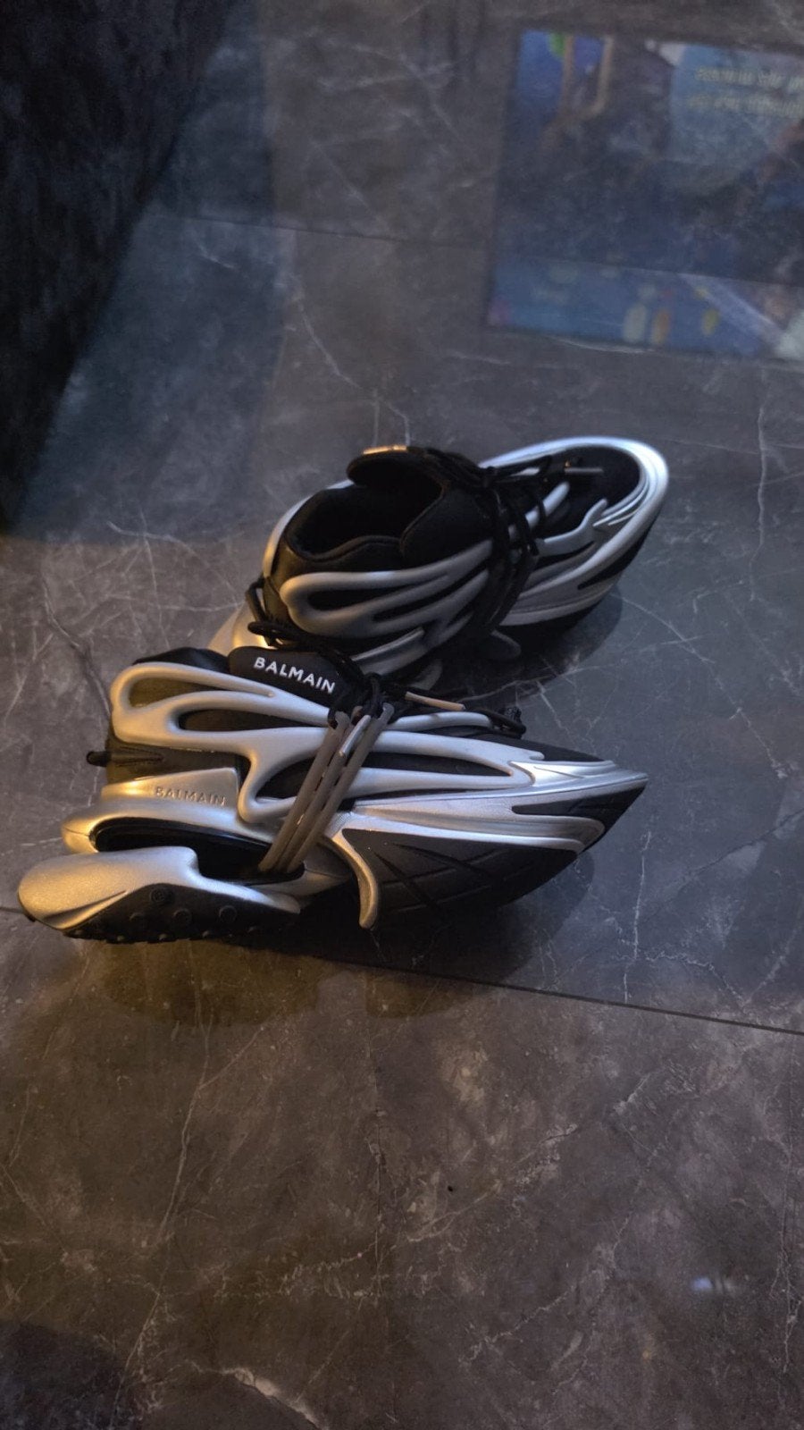 Balmain schoenen maat 38, Zwart, Ophalen of Verzenden, Balmain, Sneakers of Gympen