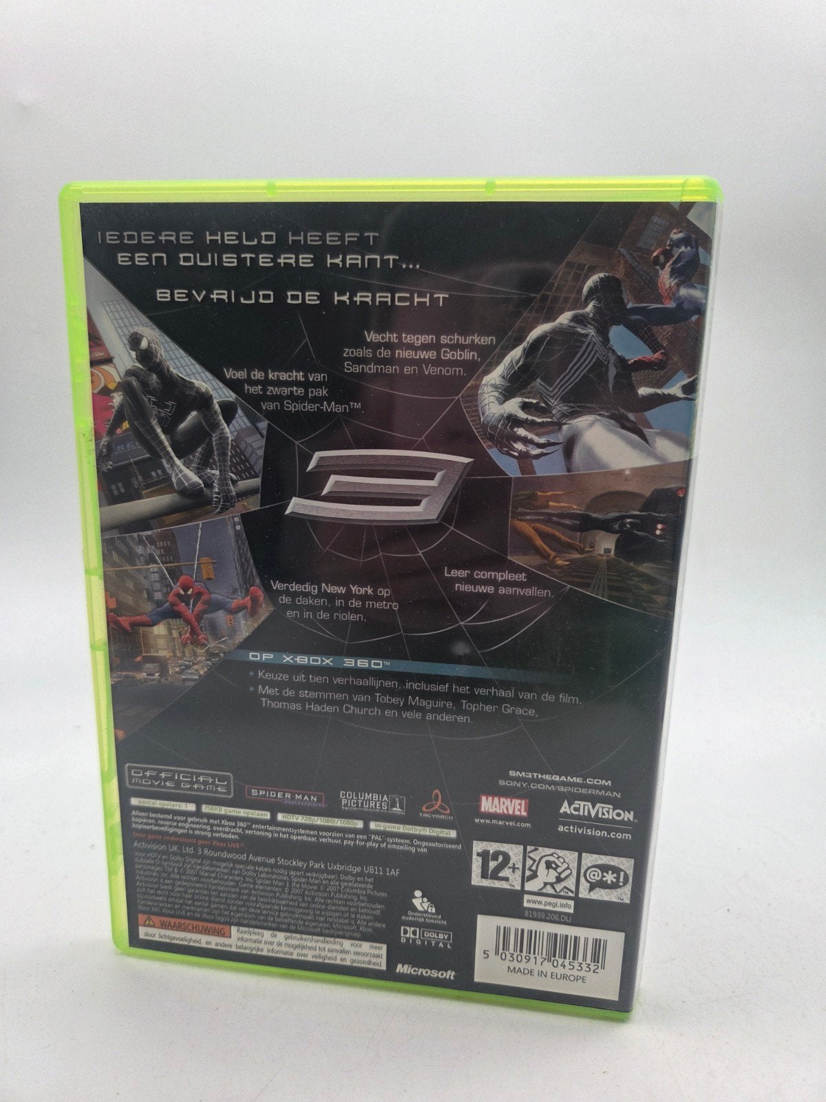 Spider-Man 3 - Xbox 360 - Actie/Avontuur Game, Avontuur en Actie, Activision, 1 speler, Vanaf 12 jaar
