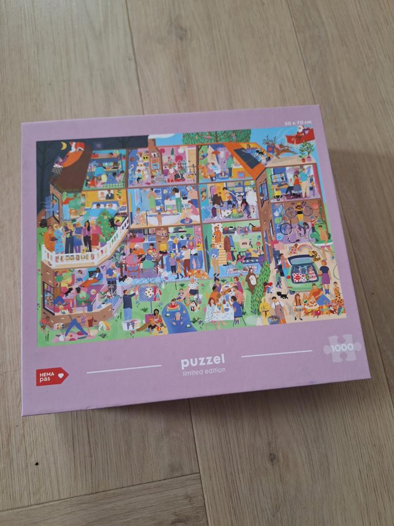 Hema Puzzel Limited Edition 1000 stukjes, Ophalen of Verzenden, 500 t/m 1500 stukjes, Nieuw, Legpuzzel