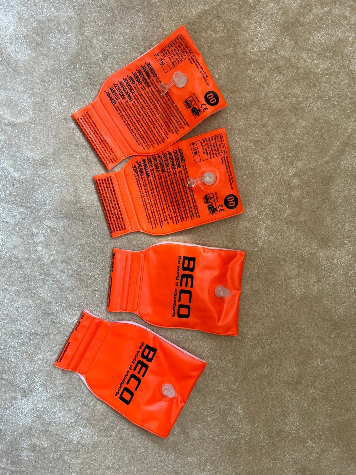 Zwembandjes beco maat 00, Gebruikt, Jongen of Meisje, One size, Ophalen of Verzenden