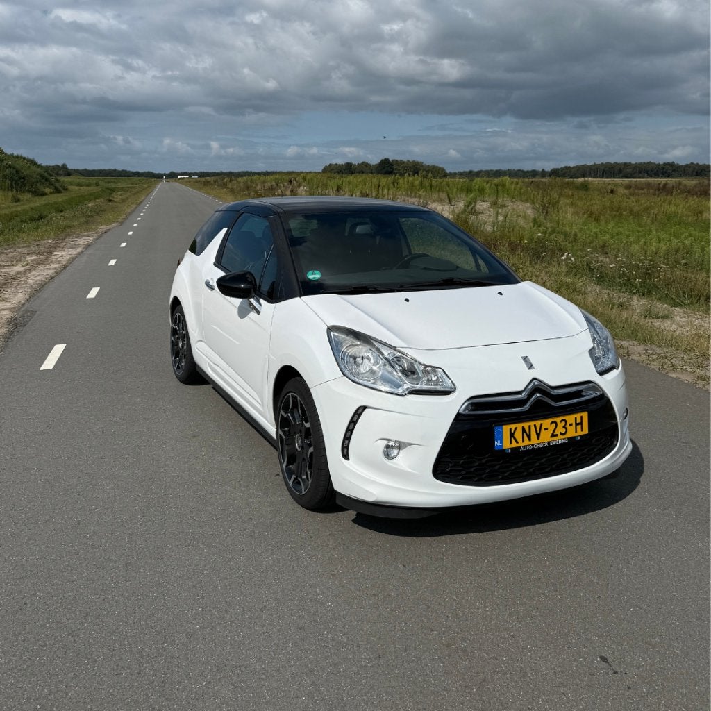 Citroën DS3 1.6 VTI 88KW, Auto's, Voorwielaandrijving, Zwart, 4 cilinders, Leder en Stof