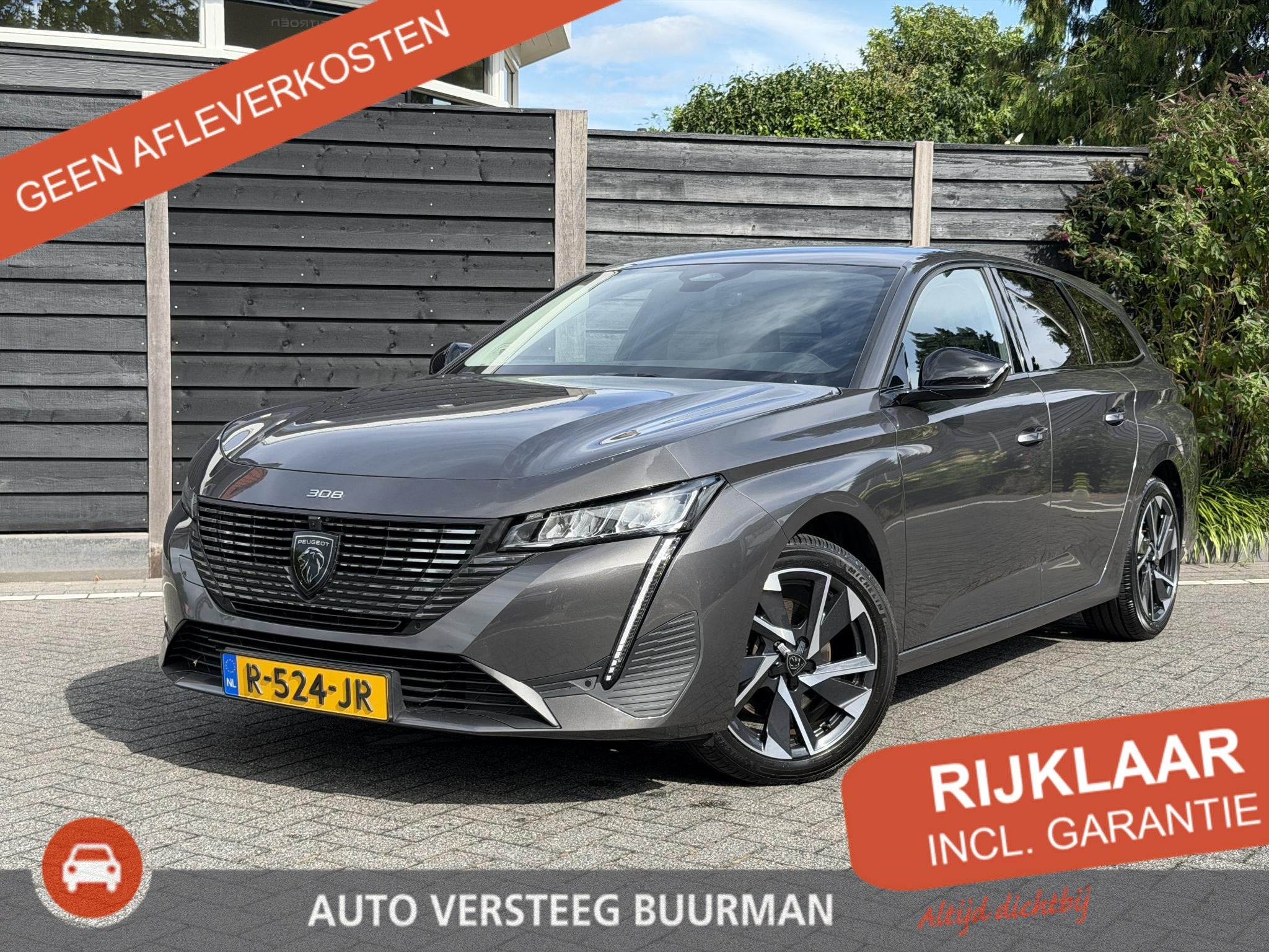 Peugeot 308 SW Allure Pack Business 1.2 PureTech 130PK Navig, Voorwielaandrijving, 12 maanden, 1199 cc, Leder en Stof