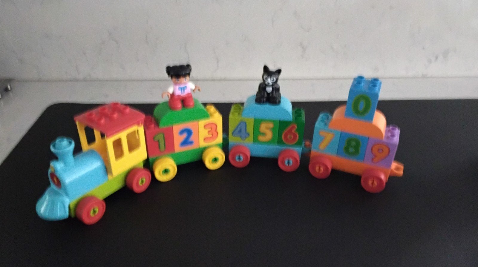 Duplo Cijfertrein Compleet met poppetjes, Ophalen of Verzenden, Gebruikt