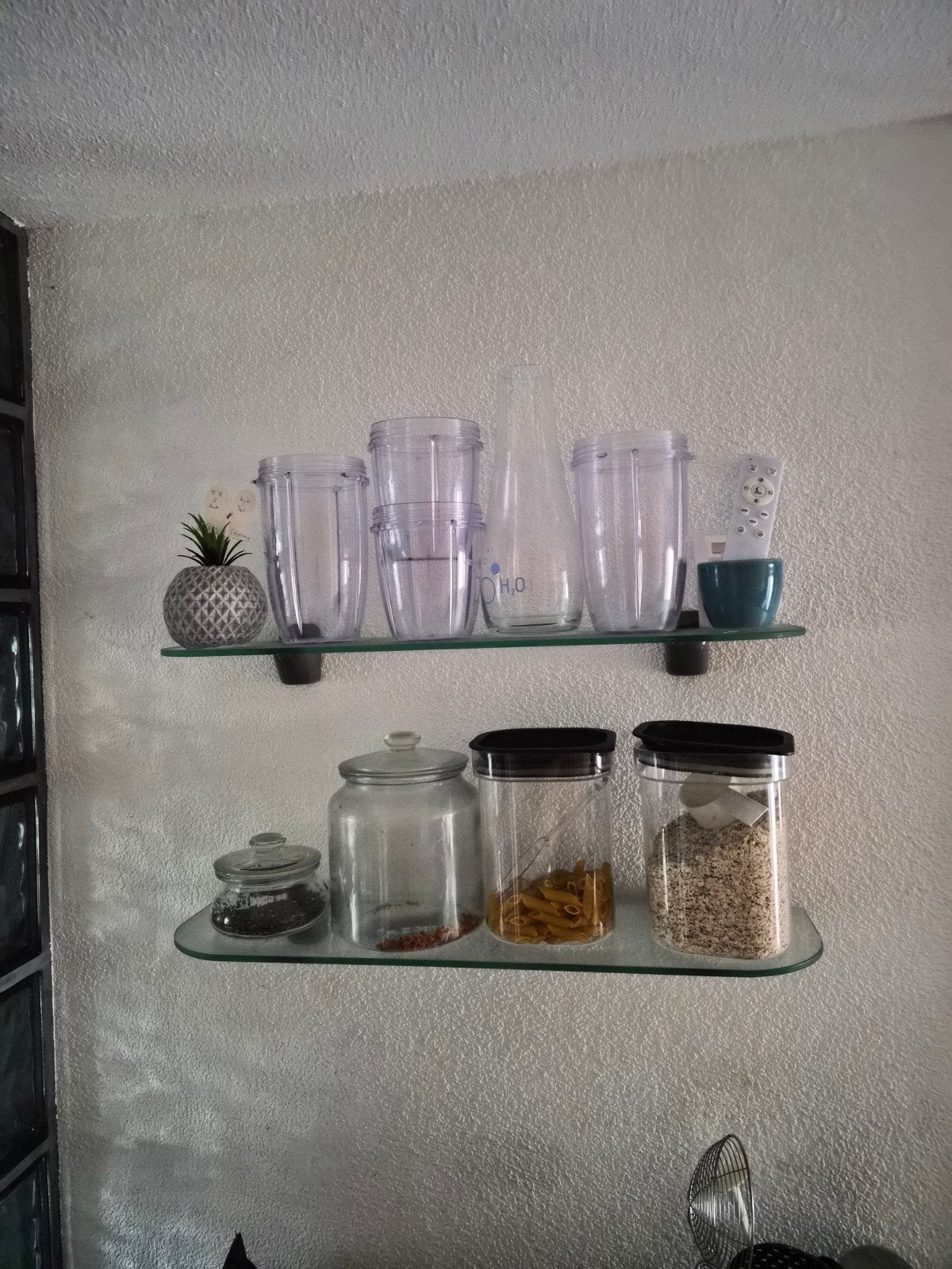 2 geslepen wand glasplaten, Ophalen of Verzenden, Zo goed als nieuw
