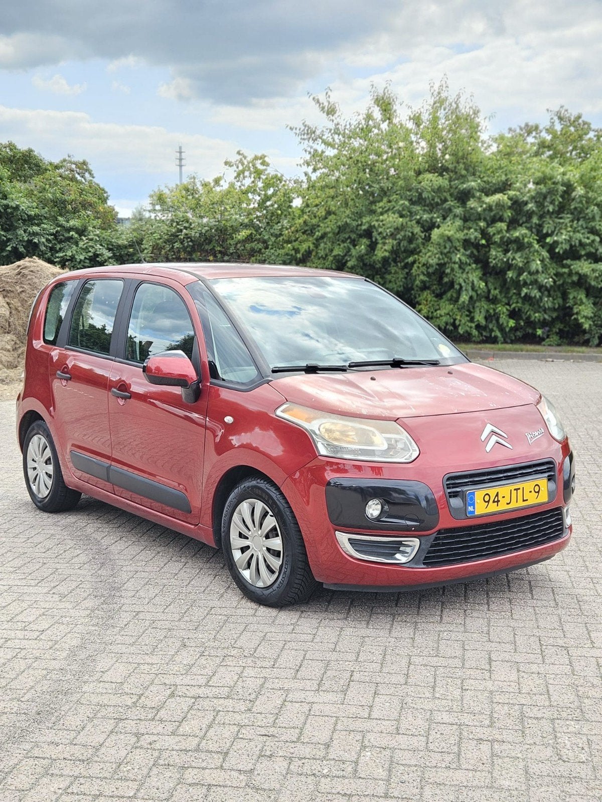 Citroën C3 Picasso 1.4 VTI 2009 Rood, Auto's, Voorwielaandrijving, 15 km/l, Origineel Nederlands, 1100 kg