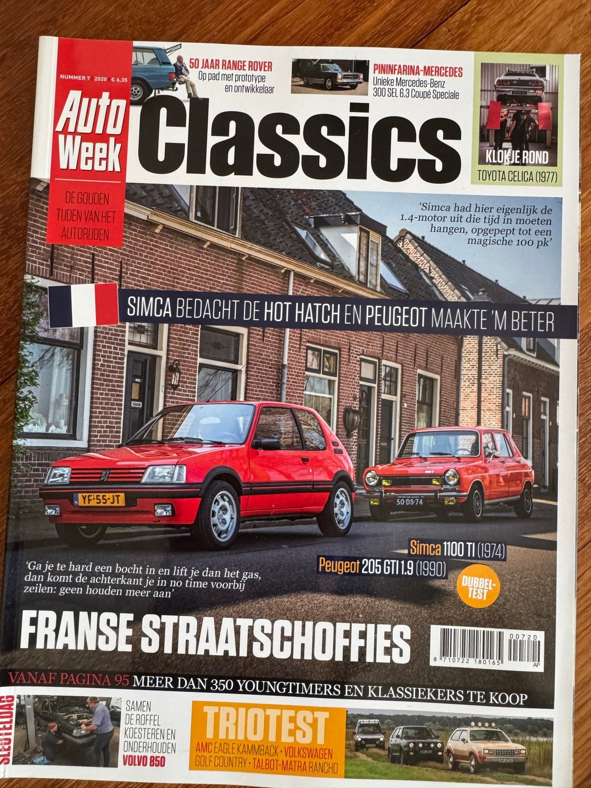 AutoWeek Classics Magazine - Franse Straatschoffies, Ophalen of Verzenden, Gelezen, Peugeot