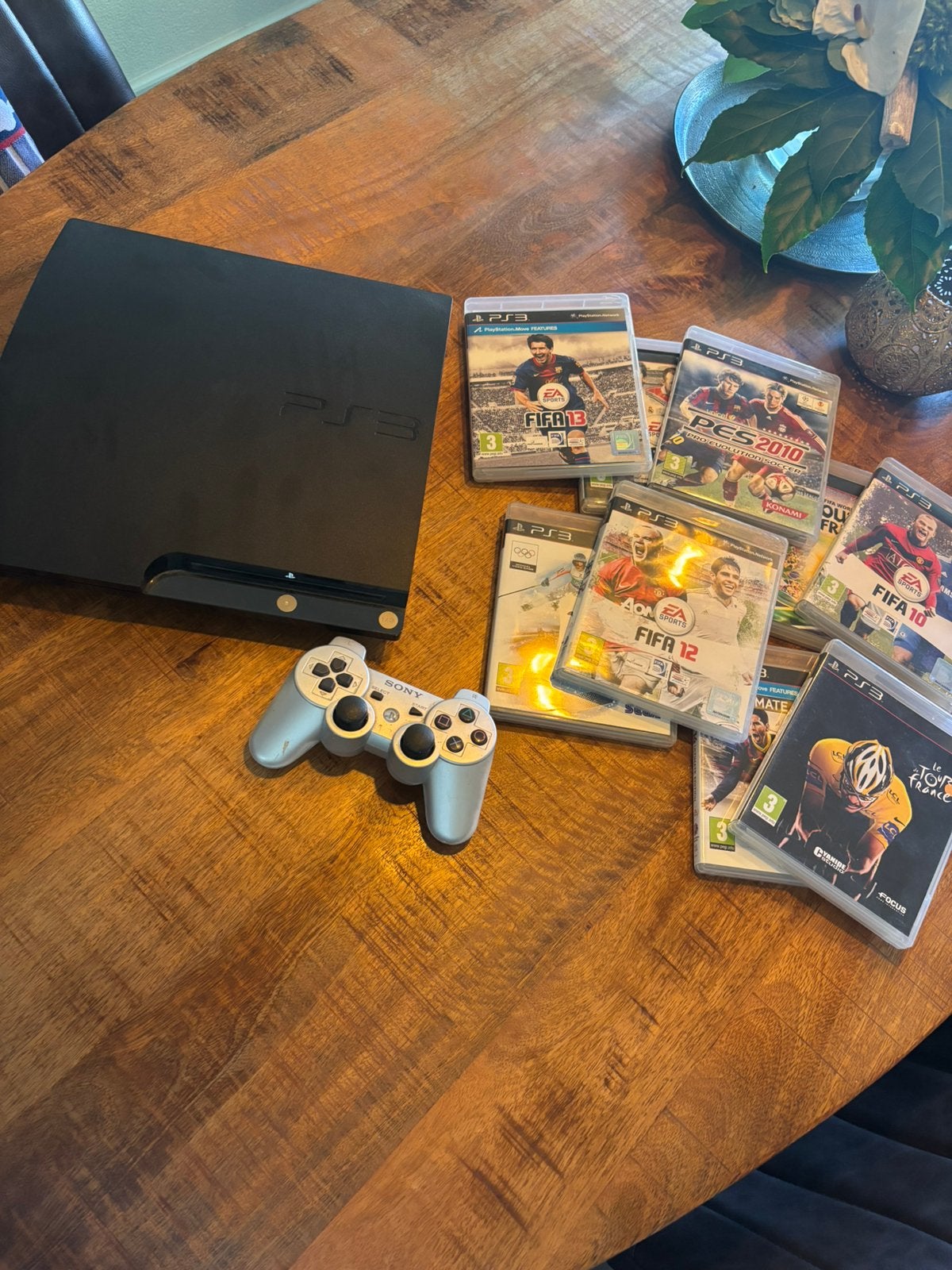 Playstation 3, Spelcomputers en Games, Ophalen, Zo goed als nieuw, Met 1 controller, Slim