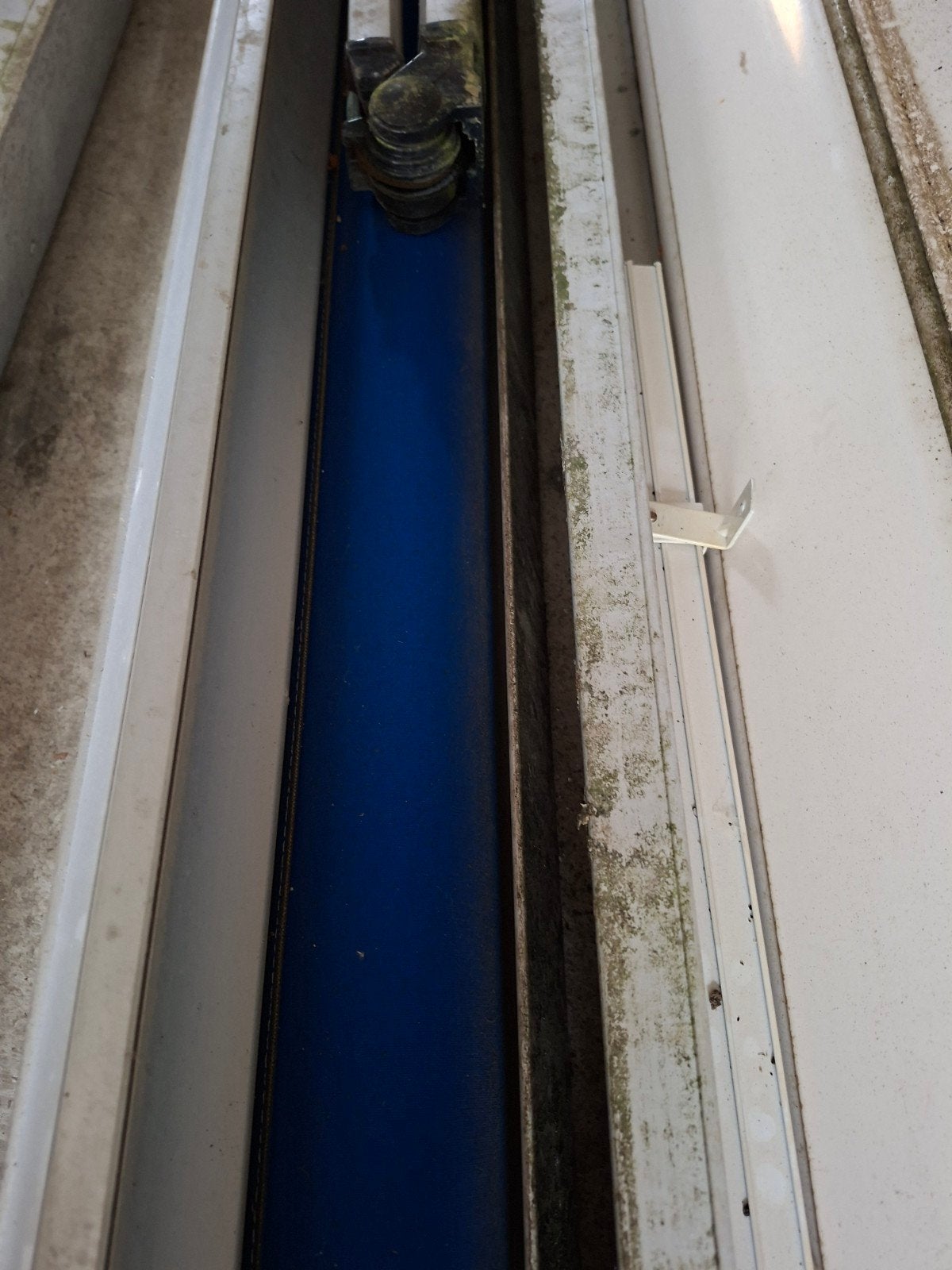 knikarmscherm handbediend i.g.st., Doe-het-zelf en Verbouw, Rolluiken, Ophalen, 200 cm of meer