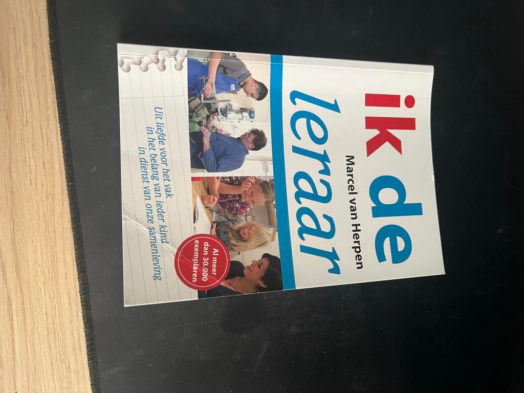 Ik de leraar - Marcel van Herpen (30.000+ exemplaren), Ophalen of Verzenden, Zo goed als nieuw