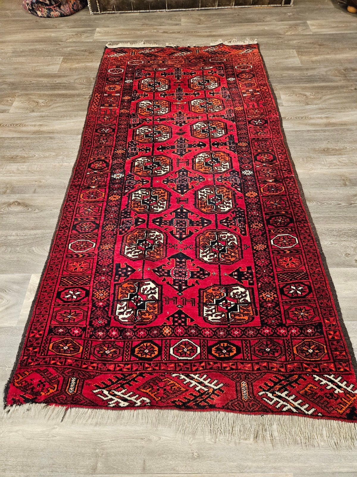 Afghaans Handgeknoopt Tapijt. prachtige kleuren, Afghaans, 100 tot 150 cm, 200 cm of meer