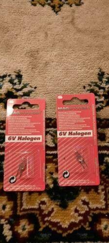 6v halogeen lamp voor o.a. mag charger 2x, Ophalen of Verzenden, Nieuw