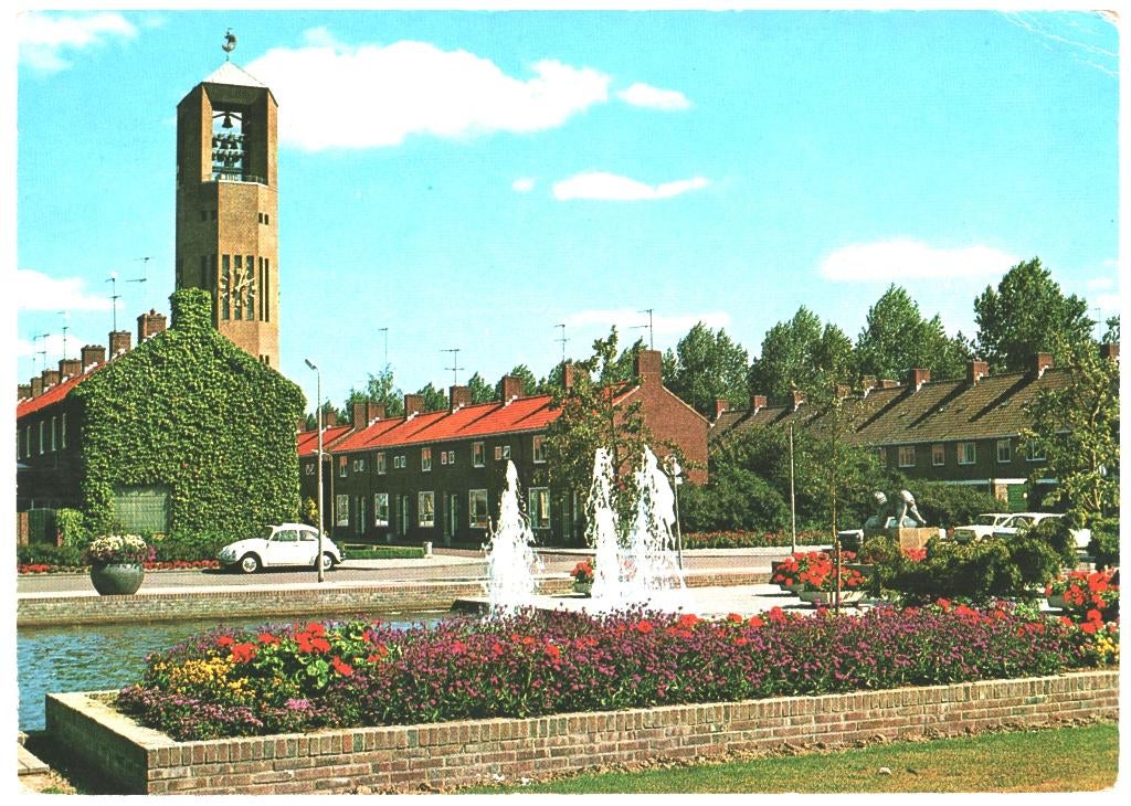 993232 Emmeloord 1974 Flevoland Poldertoren Gelopen, Ophalen of Verzenden, 1960 tot 1980, Gelopen, Flevoland