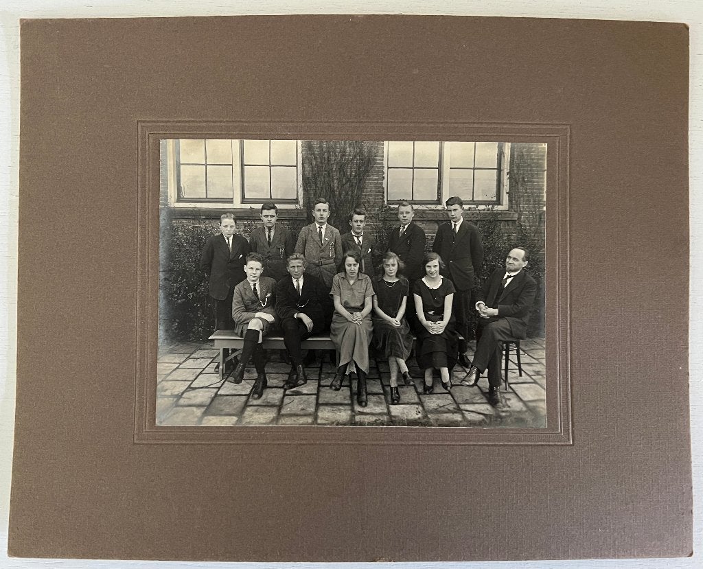 Oude schoolfoto ULO Alkmaar jaren '30, Gebruikt, Foto, Ophalen of Verzenden, Voor 1940