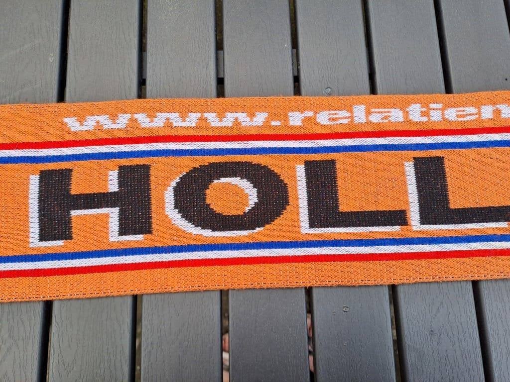 Oranje Holland sjaal - Voetbalfan sjaal, Onbekend, Ophalen of Verzenden, Zo goed als nieuw, Onbekend
