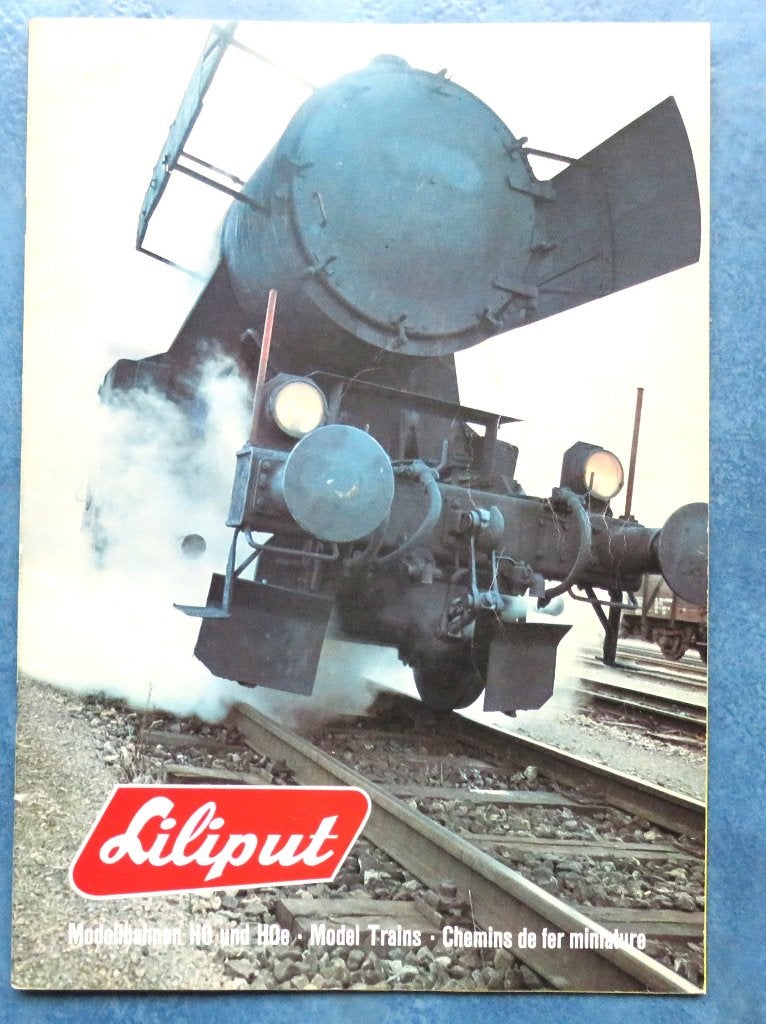 Liliput catalogus 1975 voor HO en HOe, Gebruikt, Gelijkstroom, Liliput, Boek, Tijdschrift of Catalogus