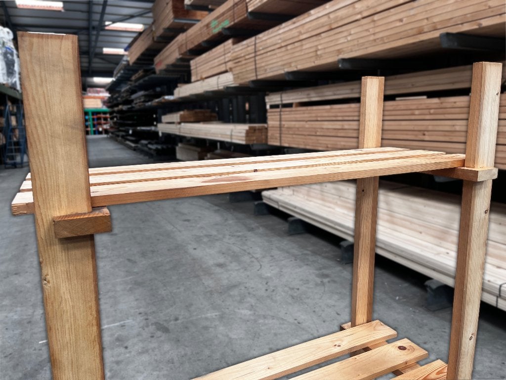 Houten stellingkast – 4 planken – bouwpakket – nieuw, Ophalen, Fortweg 3, Nieuw, Havik