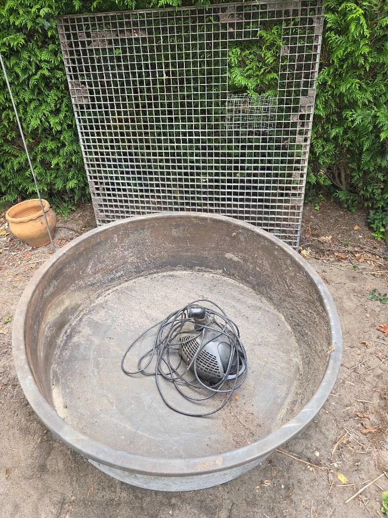 waterpartijen en fonteinen met zwerfkeien, Tuin en Terras, Ophalen, Gebruikt, Overige materialen, Waterornament