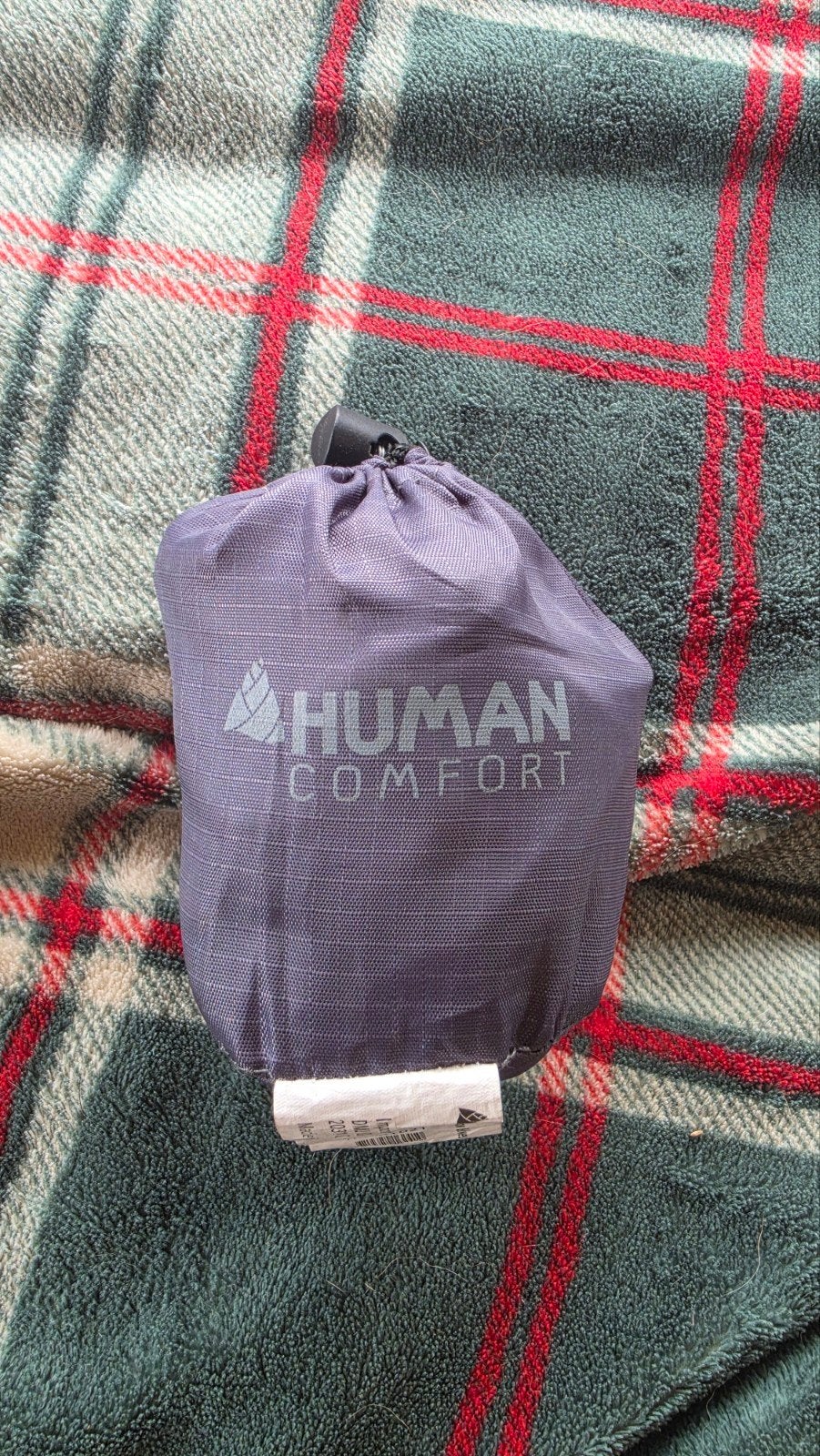 Human Comfort opblaasbaar kussen - Compact en comfortabel, Ophalen of Verzenden, Zo goed als nieuw