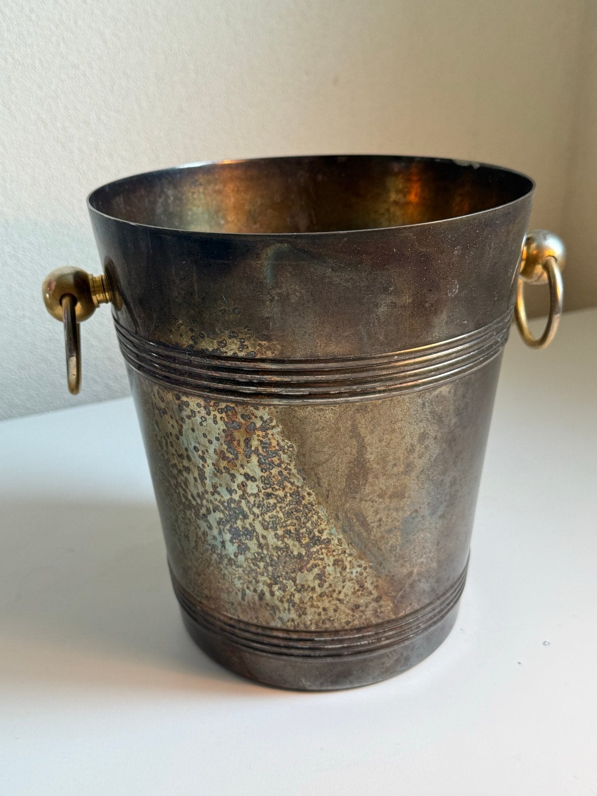 Vintage Champagnekoeler / Wijnkoeler - Verzilverd, Ophalen of Verzenden