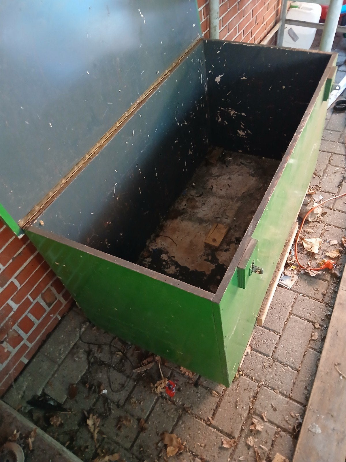 opberg kist/kar, Ophalen, Gebruikt