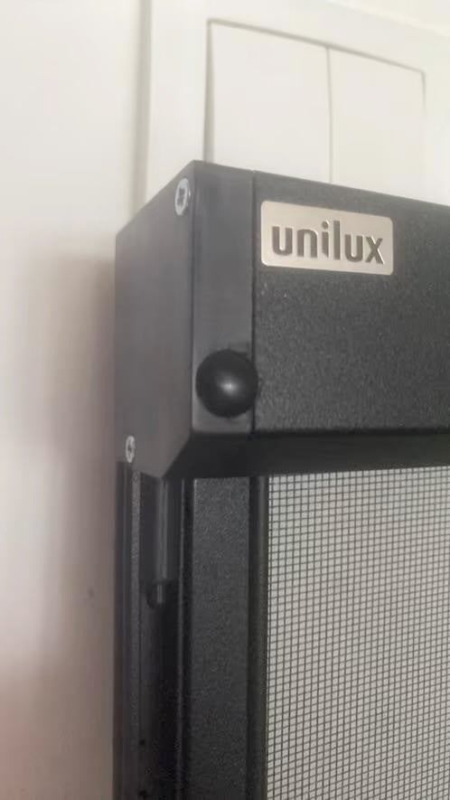Unilux Rolhor Comfort 52 * 111 RAL9005 (2 horren), Kunststof, Gebruikt, 80 tot 100 cm, Hordeur