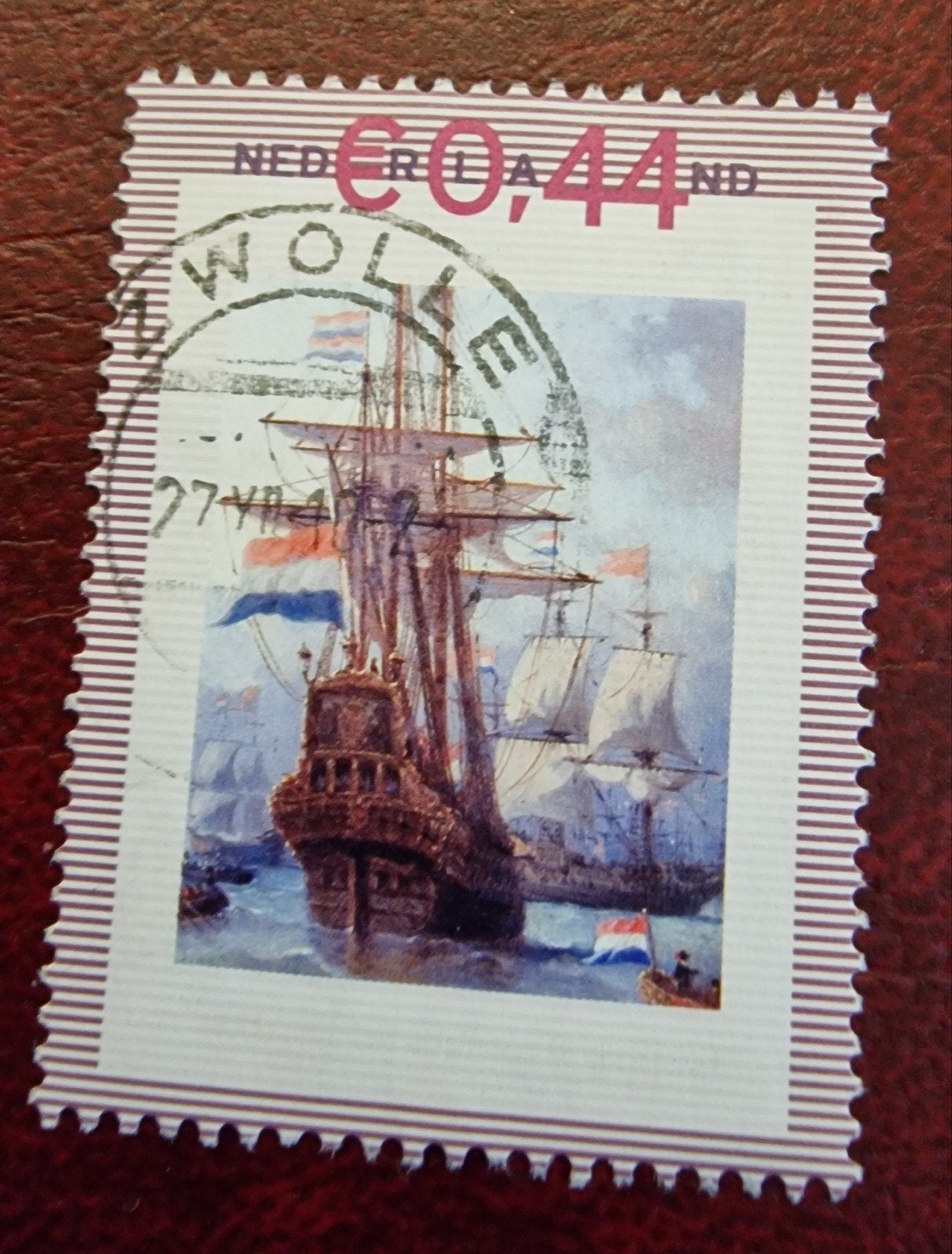 kv776 persoonlijke  postzegel VOC schip 0,44 euro, Ophalen of Verzenden, Na 1940, Gestempeld