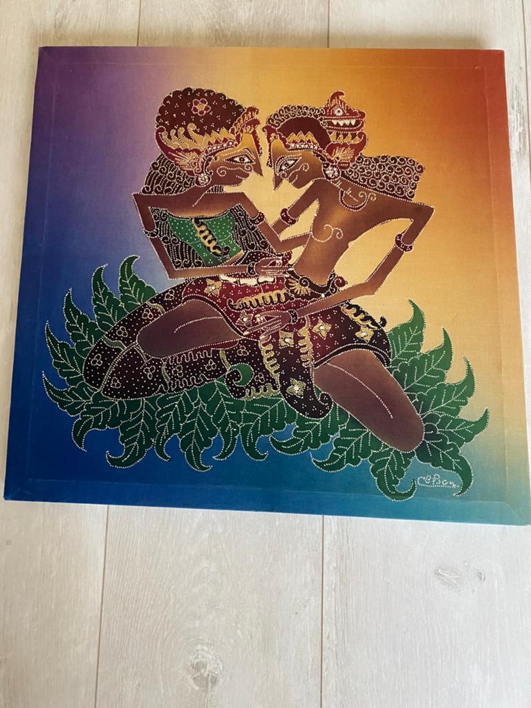 Indonesische schilderij, Ophalen