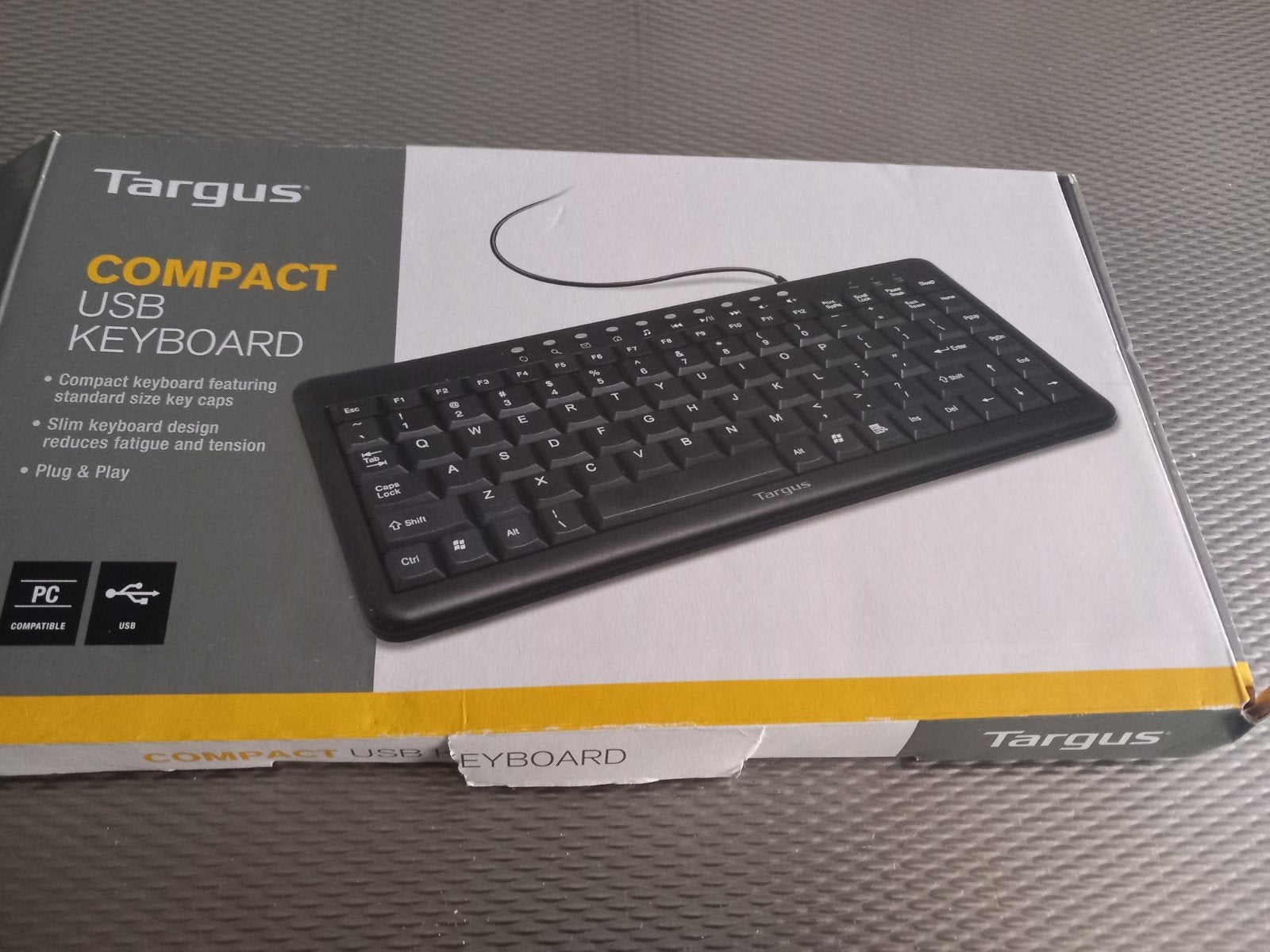 Targus Compact USB Keyboard, NL, Ophalen, Qwerty, Nieuw, Targus
