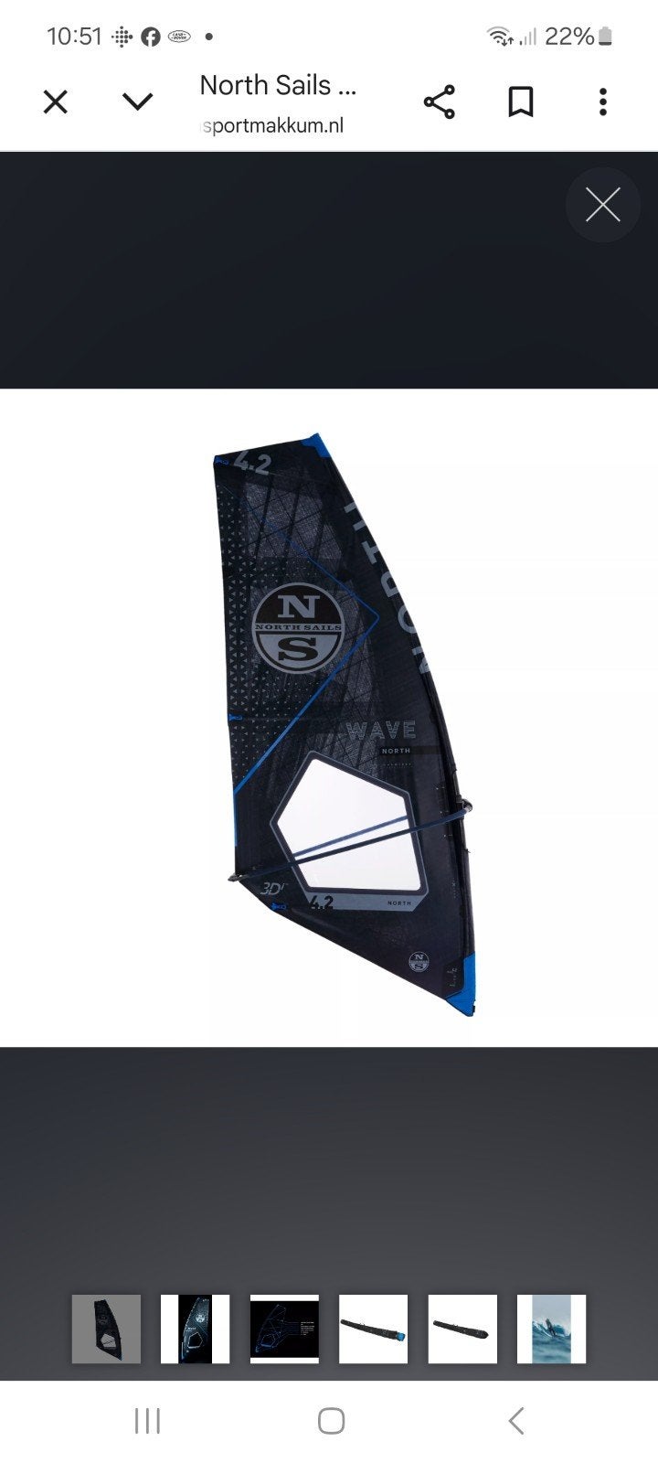 North Wave Clear 4.7 nieuw + diversen windsurf spullen, Ophalen, Gebruikt, Plank