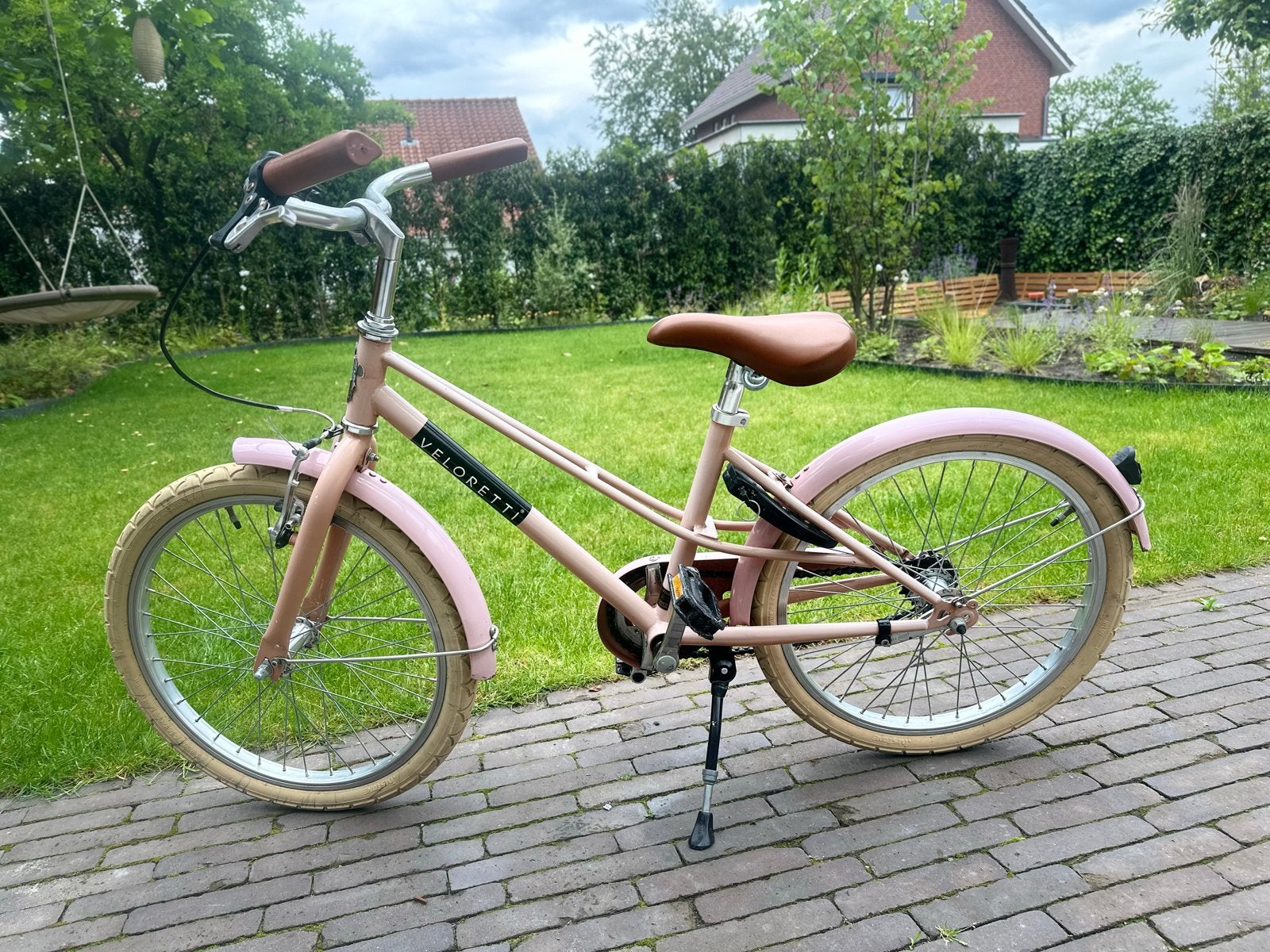Veloretti kinderfiets 20 inch Junior Blazing Salmon vintage, Ophalen, Gebruikt, Velgrem, 20 inch of meer