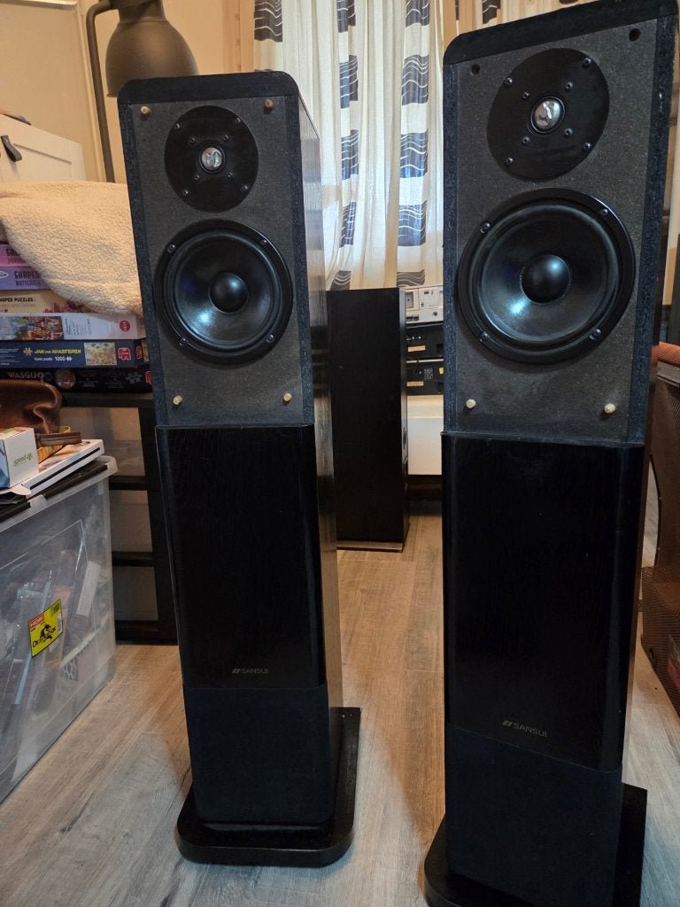 Sansui S-T800V Floorstanding Speakers ( Zeldzaam !! ), Vloerstaande luidspreker, Gebruikt, Minder dan 60 watt, Ophalen