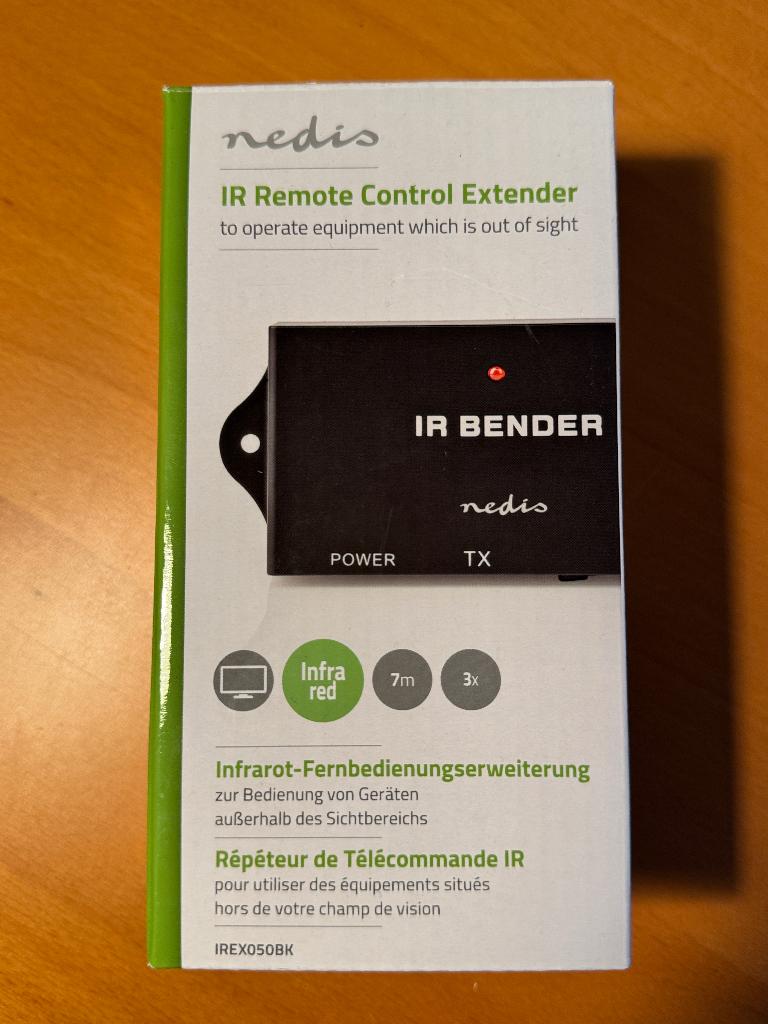 Nedis IR Remote Control Extender NIEUW, Ophalen of Verzenden, Nieuw, Universeel, Game console