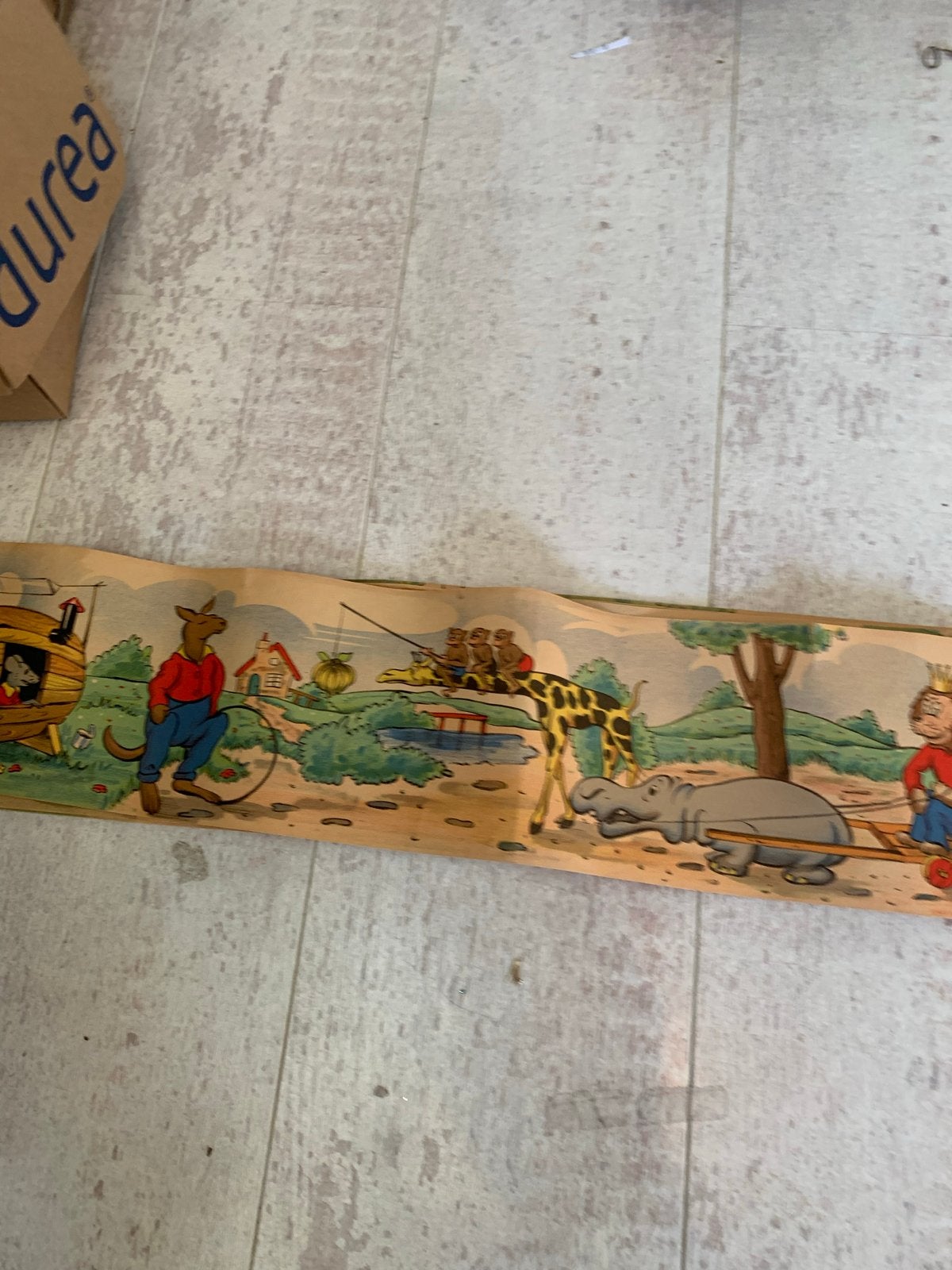 Antiek Sprookjesbehang voor Kinderkamer - Uniek & Vintage, Overige patronen, T, Ophalen of Verzenden, N
