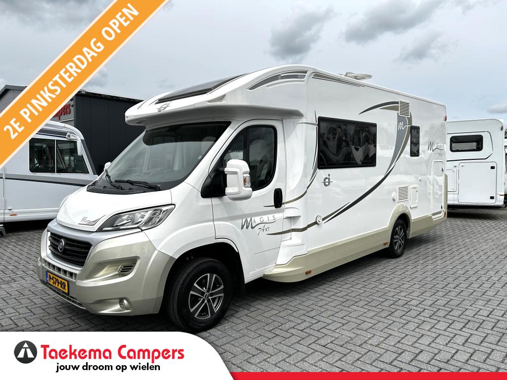 Fiat CI Magis 74 XT Stapelbed/Hefbed/2016/Airco/Euro-5/7.3M!, Caravans en Kamperen, Campers, Overige merken, Fiat, 7 tot 8 meter