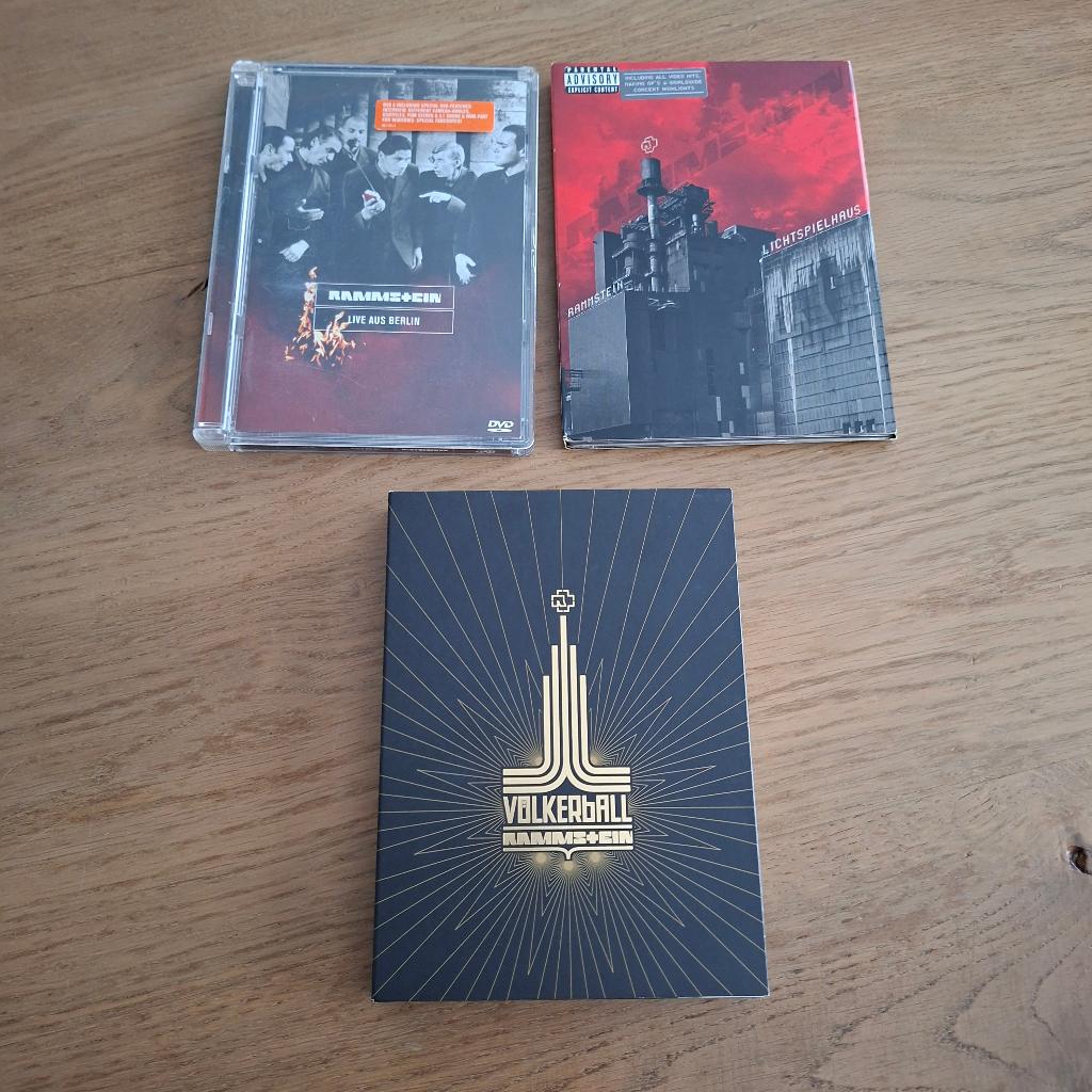 Rammstein DVD's 3x, Cd's en Dvd's, Alle leeftijden, Ophalen of Verzenden, Zo goed als nieuw, Muziek en Concerten