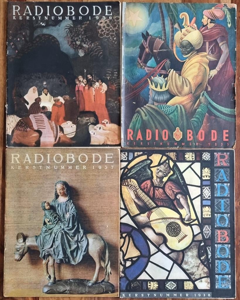 AVRO Radiobode 1932-1938: 8 exemplaren incl. 4 Kerstnummers, Boeken, Ophalen of Verzenden, Gelezen, Overige typen