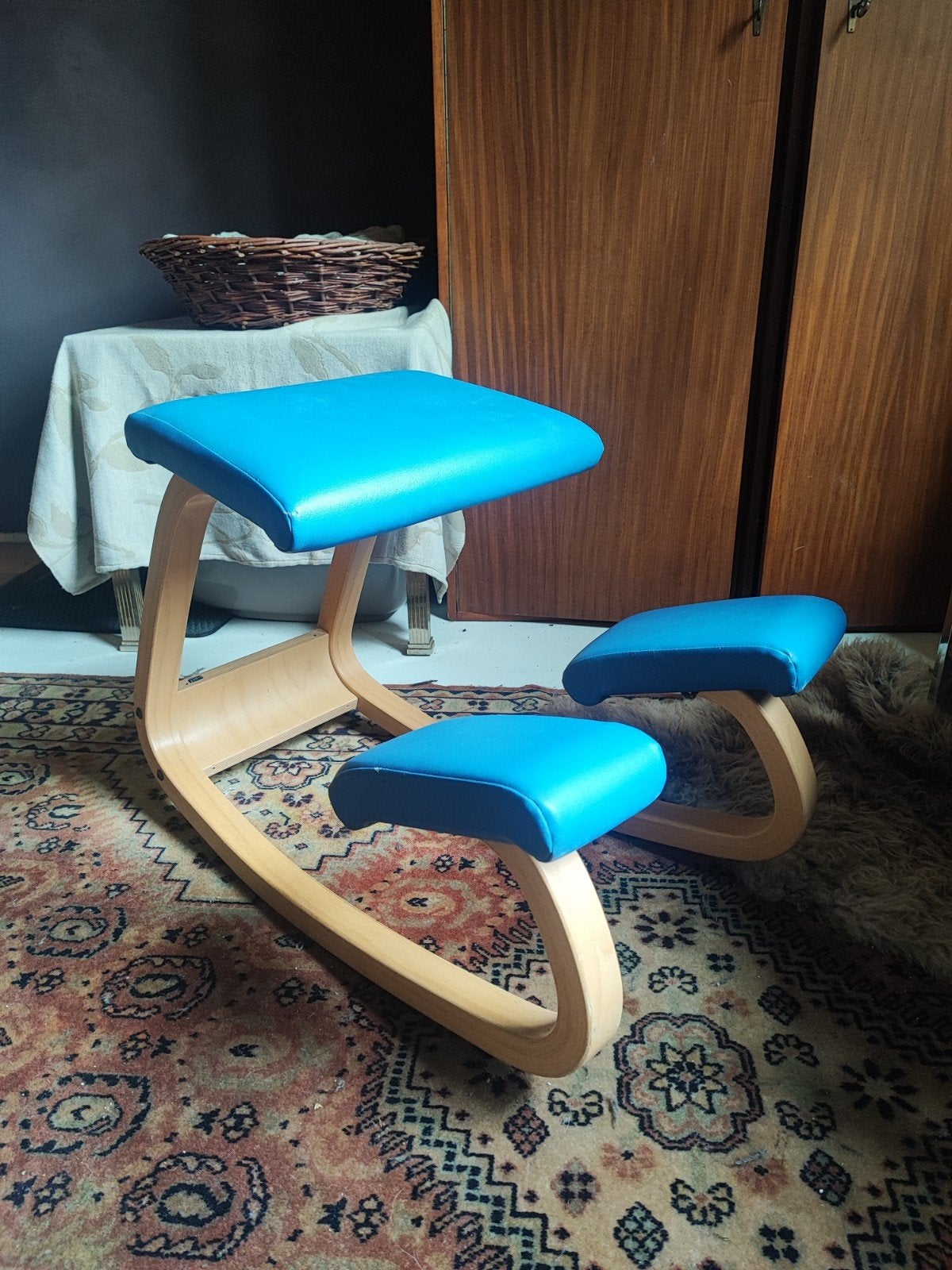 Varier ergonomische kniestoel, Ophalen, Gebruikt, Zwart