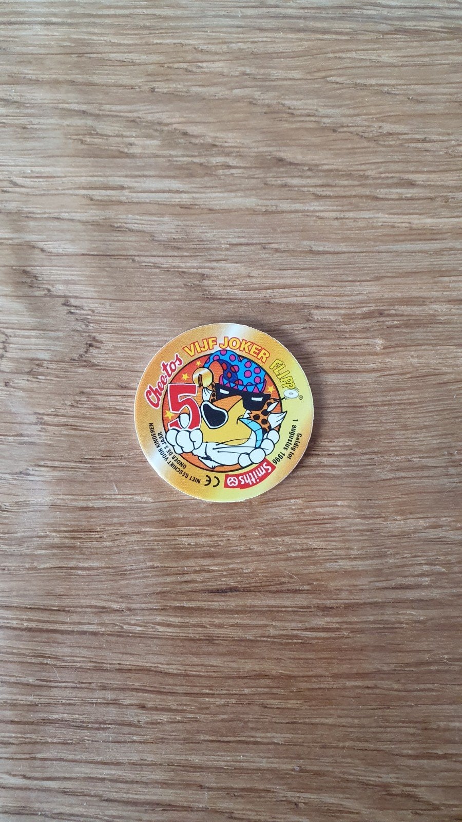 5 punten Joker Flippo gladde rand met groene achterkant 5 po, Verzamelen, Flippo's, Verzenden, Looney Tunes, Losse flippo's