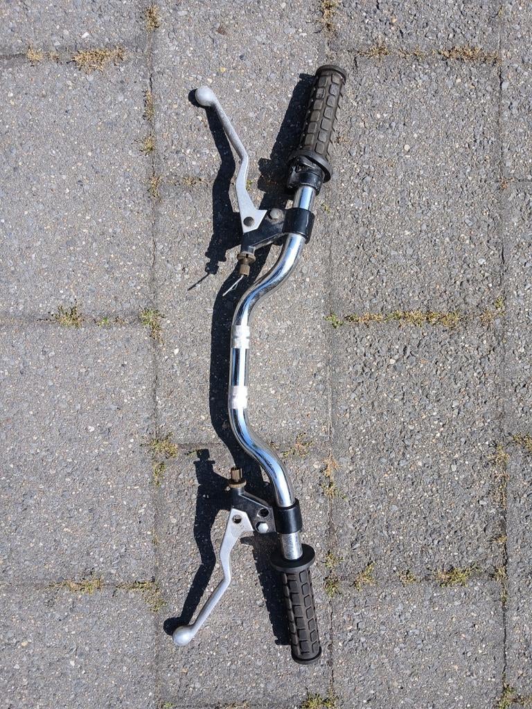 Chromen stuur laag model met hendels en handvatten, Verzenden, Gebruikt, Overige typen, Kreidler, Zündapp