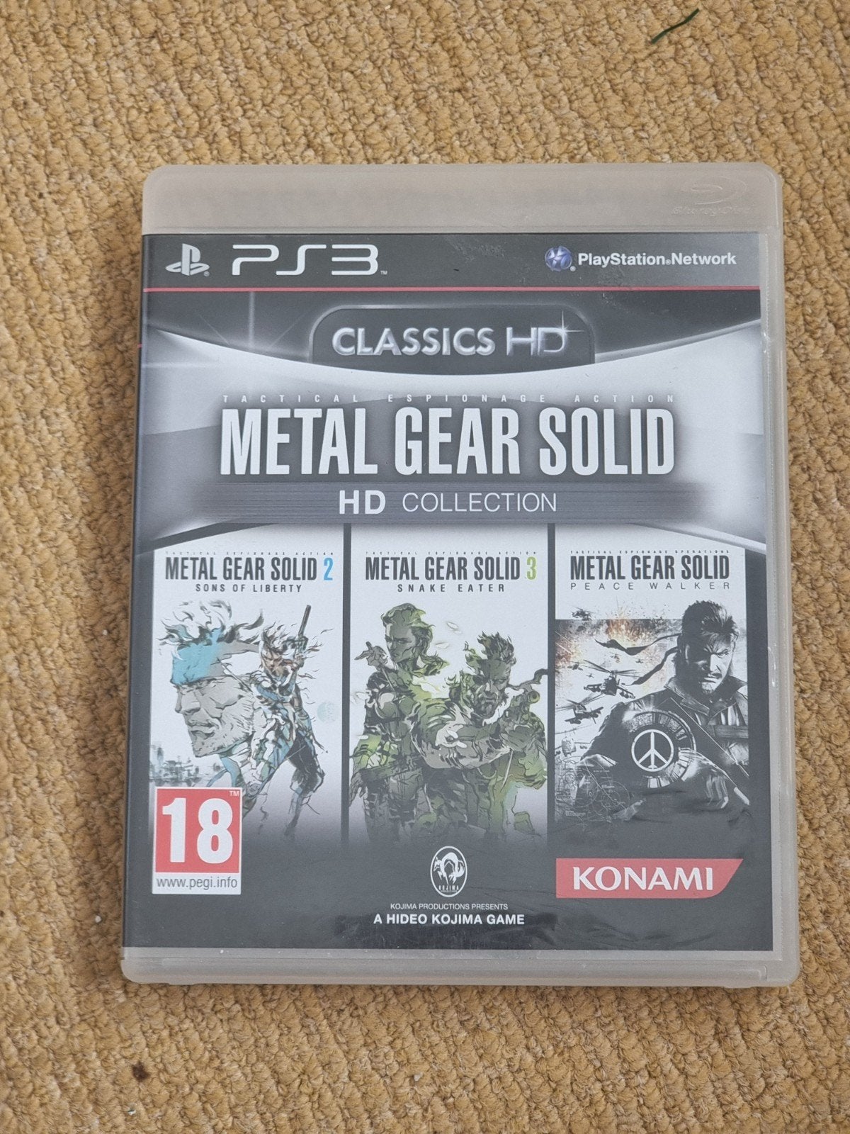 Metal Gear Solid HD Collection CIB PS3 - Klassieke Actie, Vanaf 18 jaar, 1 speler, Zo goed als nieuw, Ophalen