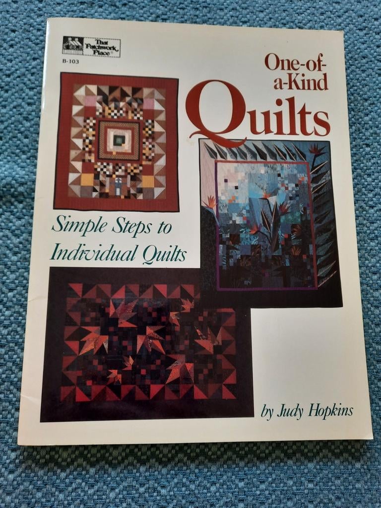 One-of-a-Kind Quilts - Judy Hopkins - Quiltpatronen, Ophalen of Verzenden, Zo goed als nieuw, Borduren en Naaien, Judy Hopkins
