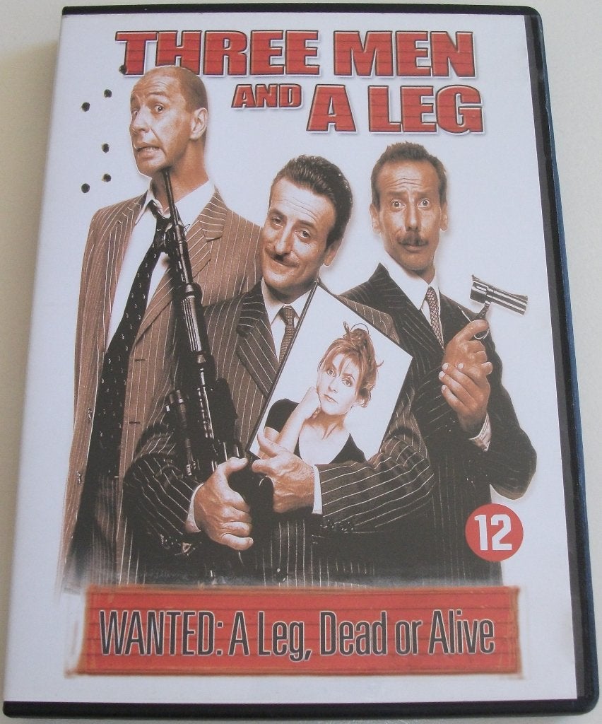 Dvd *** THREE MEN AND A LEG *** WANTED: A Leg, Dead or Alive, Vanaf 12 jaar, Ophalen of Verzenden, Zo goed als nieuw, Overige genres